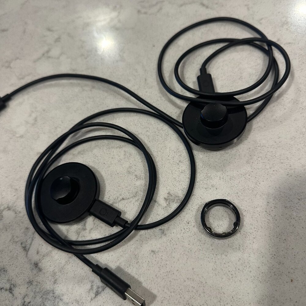 Oura Ring Gen 3 – Size 10, Black Finish -/ Oura Gen3 Heritage Black US10 - Picture 3 of 5